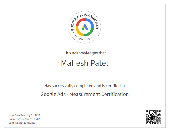 Mobile Advertising Certificate