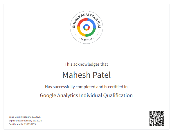 Analytics Certification