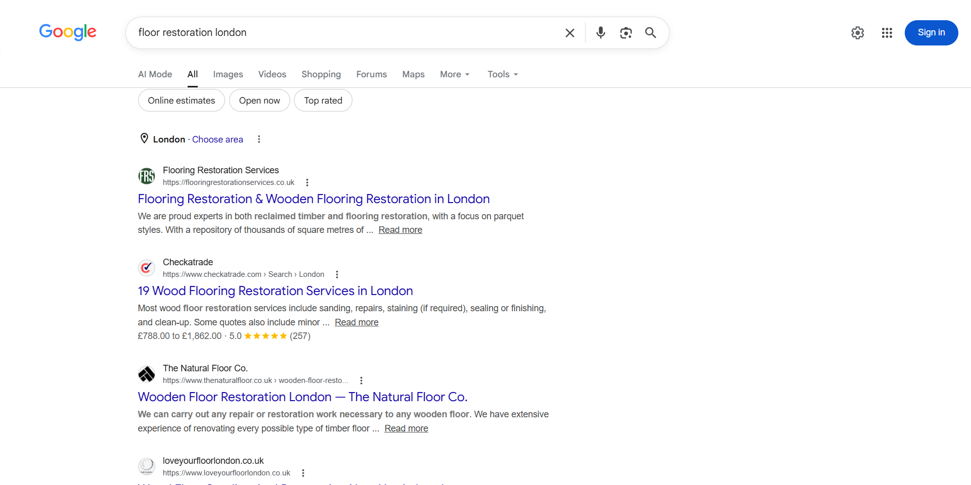 Oragnic Long Term SEO Services London UK United Kingdom