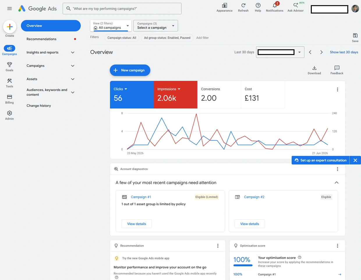 Google Ads PPC Report
