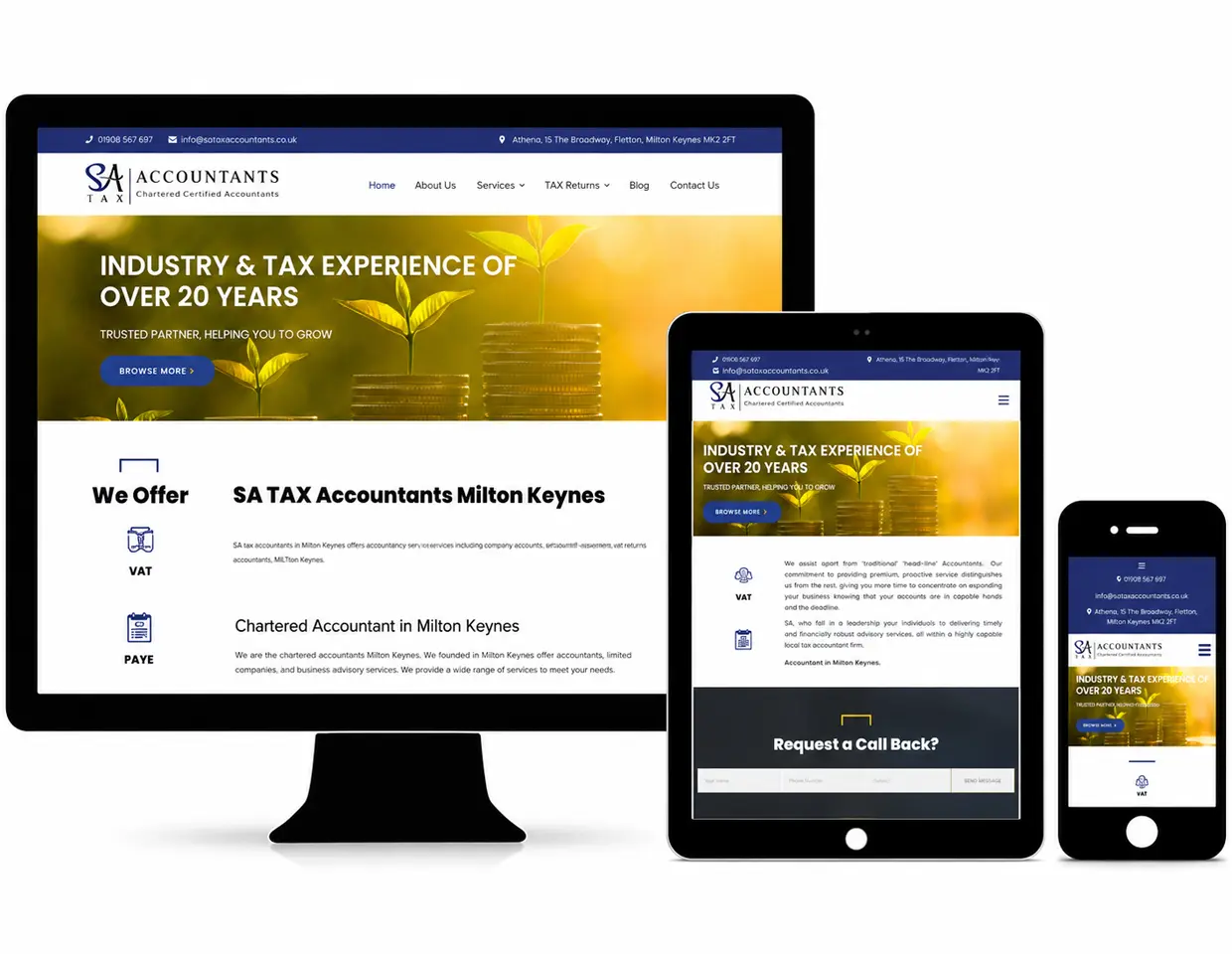 Order Respoansive Website Design