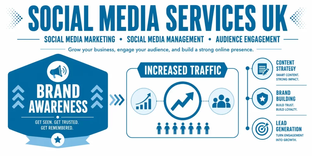 Social media strategy services in the UK